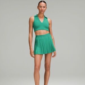 NWT/ Lululemon High-Rise Pleated Tennis Skirt/ Cascadia Green/ Size 6